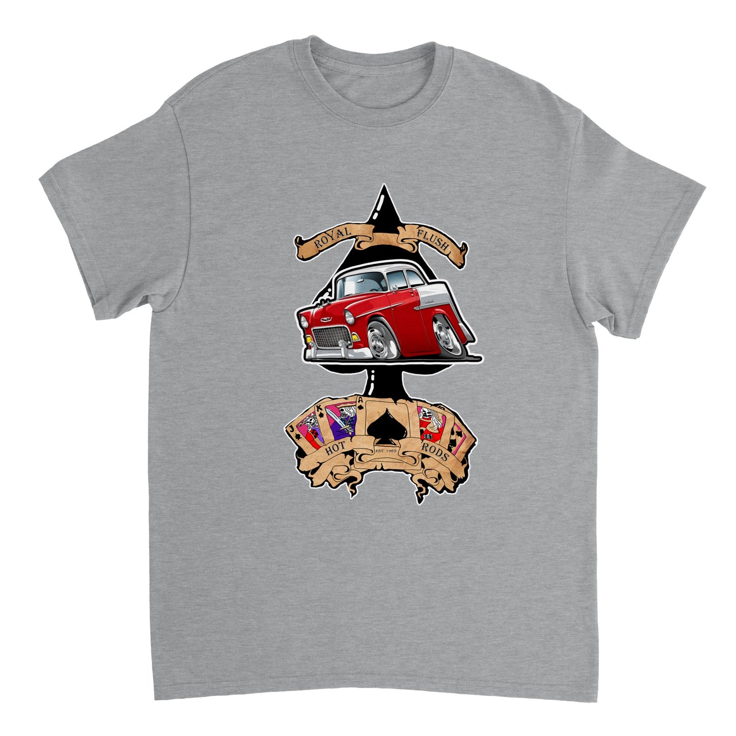 Ace of Spades: Red '55 Chevy BelAir