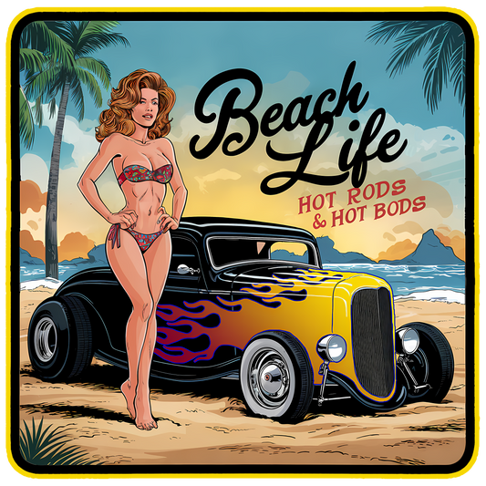 Flamed Out '32 Ford Coupe