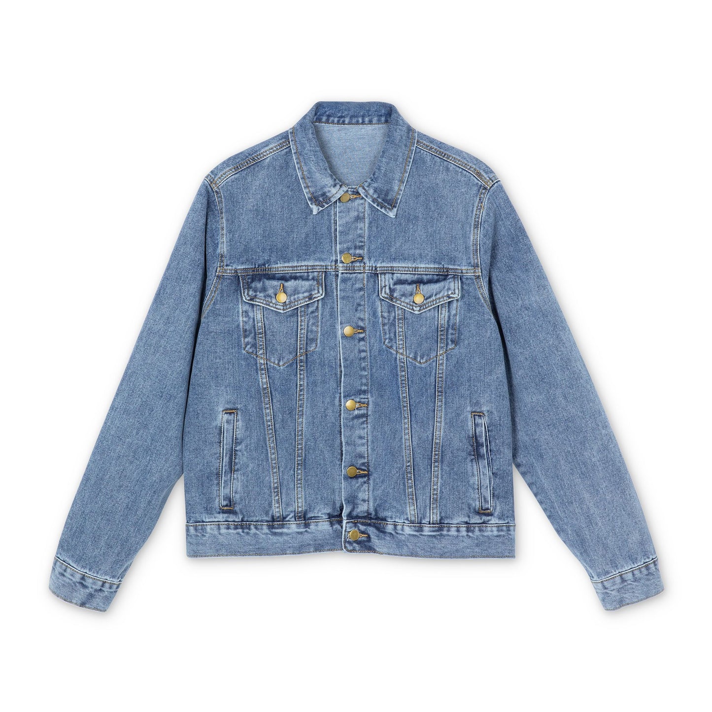 "Grease Junkie's Garage" '32 Ford - Men's Denim Jacket