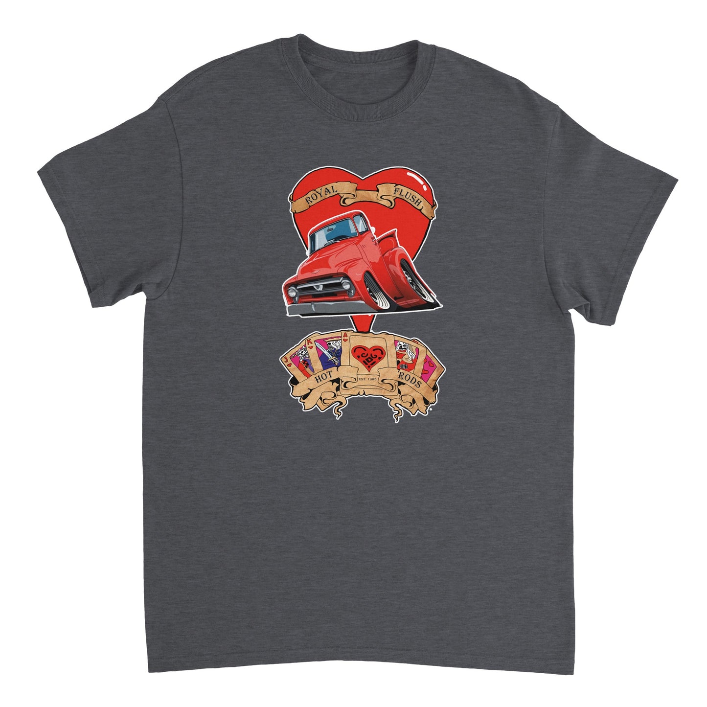 Ace of Hearts - Red '56 Ford F100 Pickup