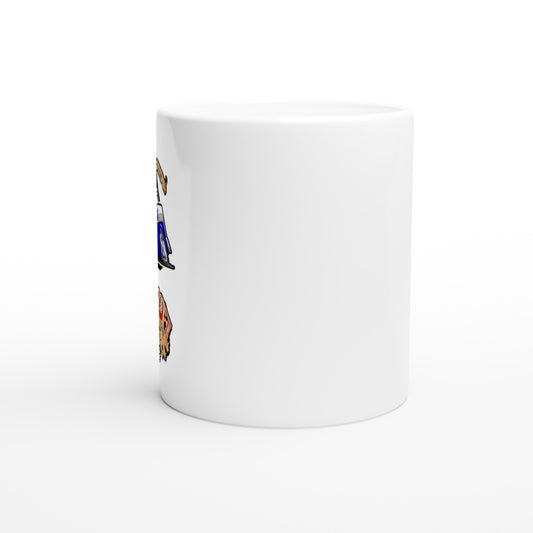 Ace of Spades: Cobalt Blue '55 Chevy BelAir 11oz Coffee Mug