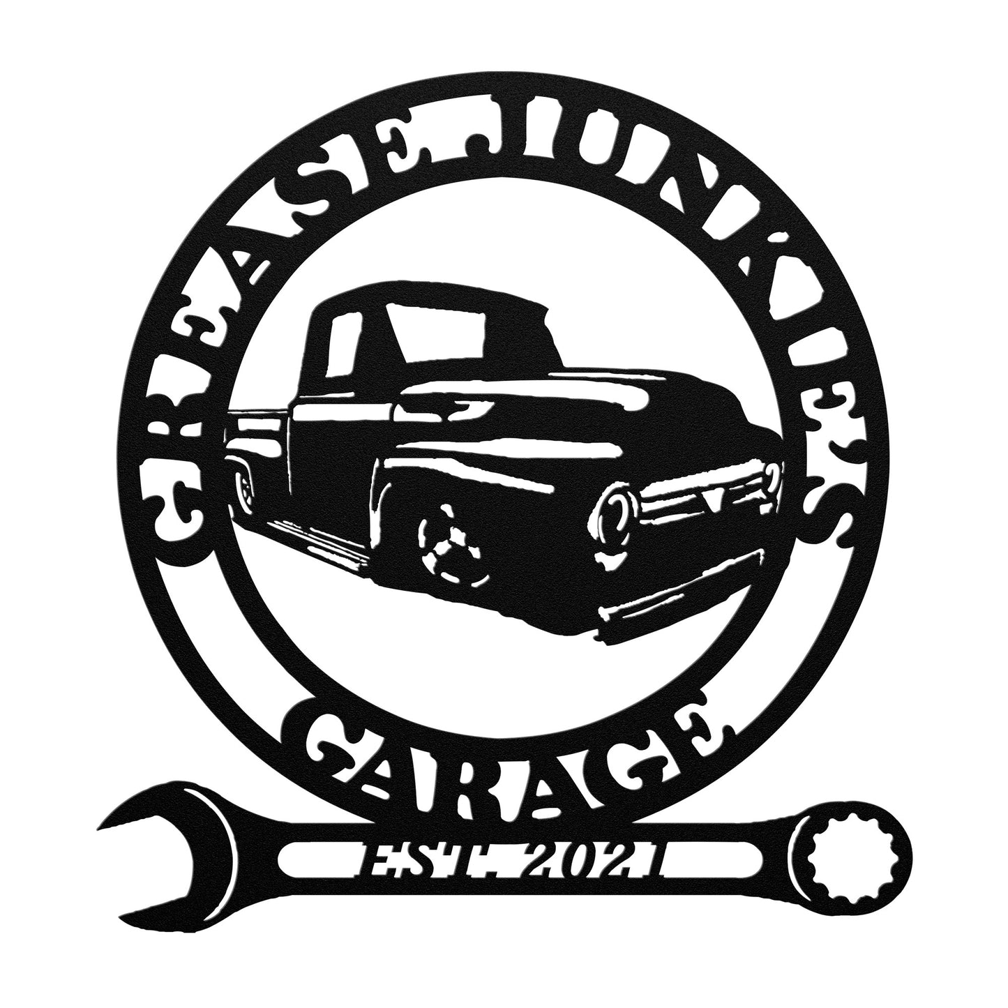 "Grease Junkie's Garage" '56 Ford Pickup