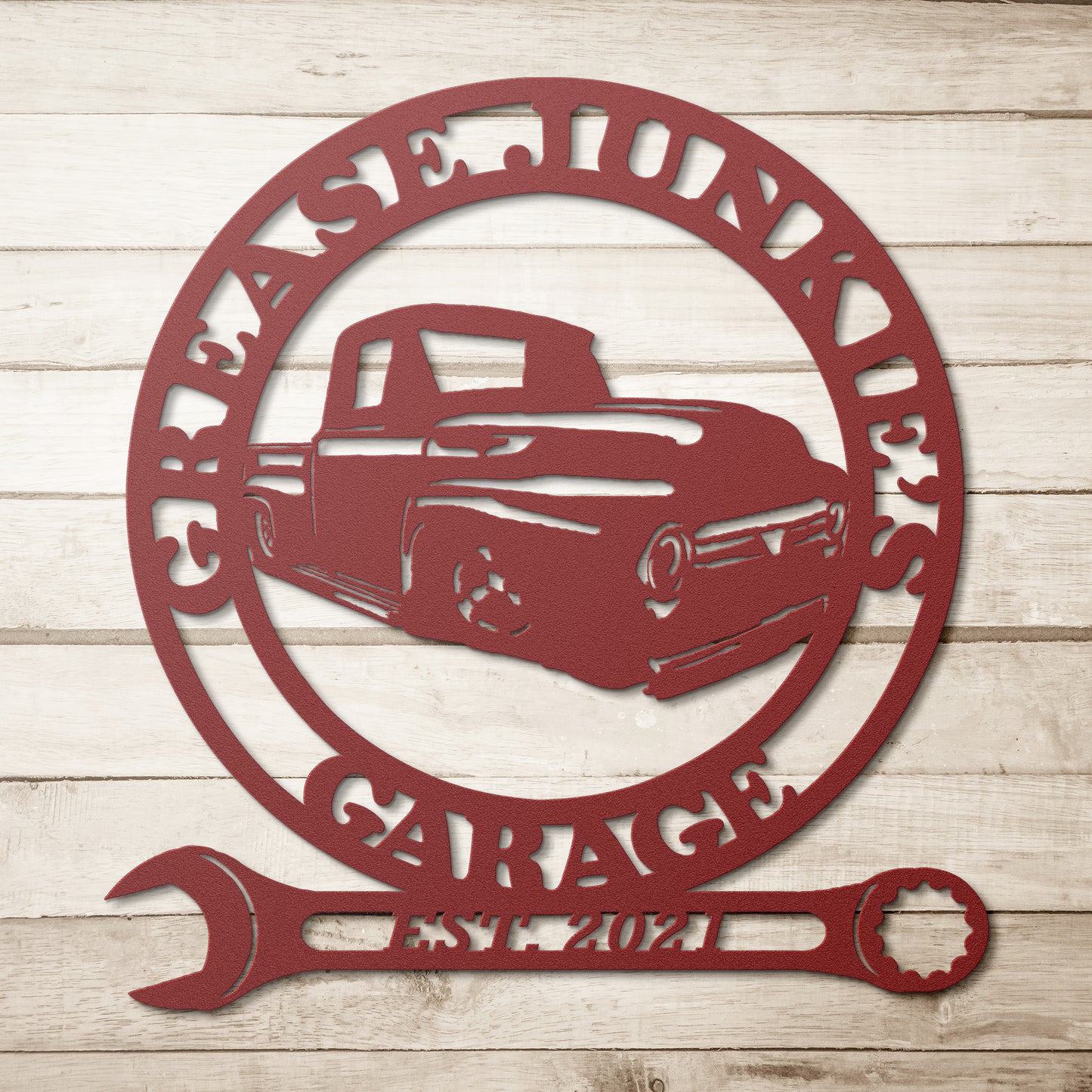 "Grease Junkie's Garage" '56 Ford Pickup