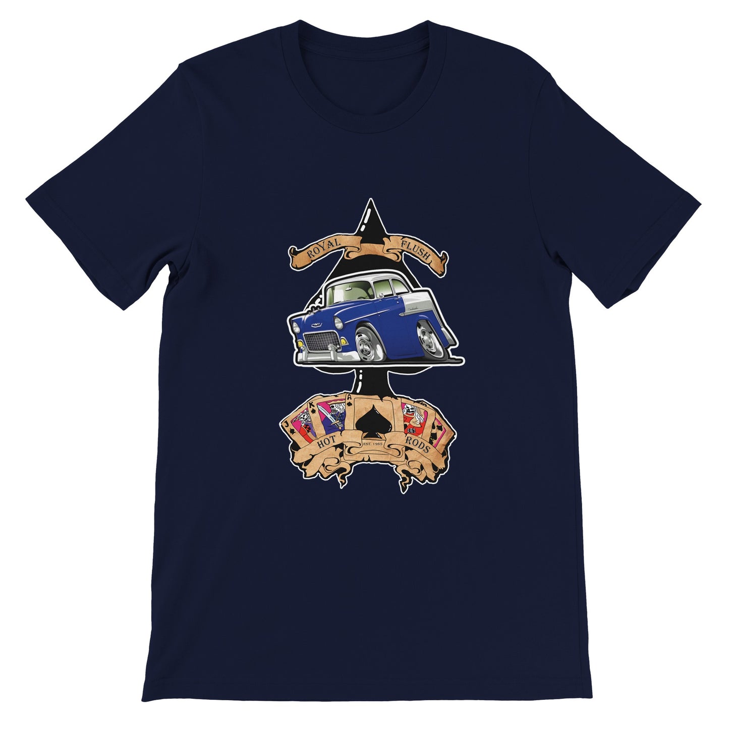 Ace of Spades: Cobalt Blue '55 Chevy BelAir