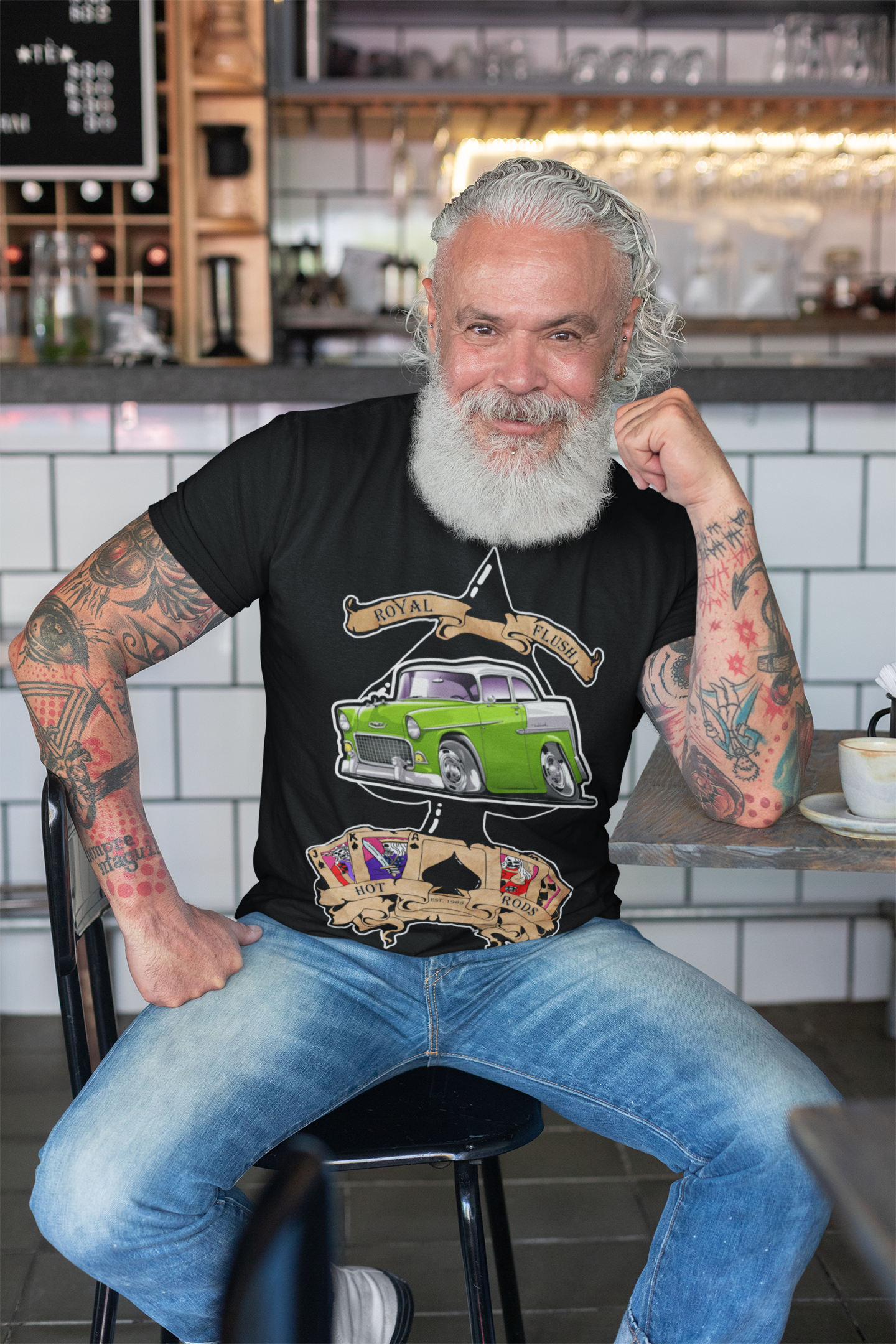 Ace of Spades: Lime Green '55 Chevy Belair