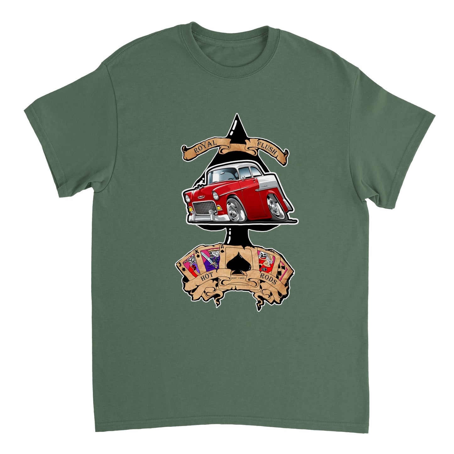 Ace of Spades: Red '55 Chevy BelAir