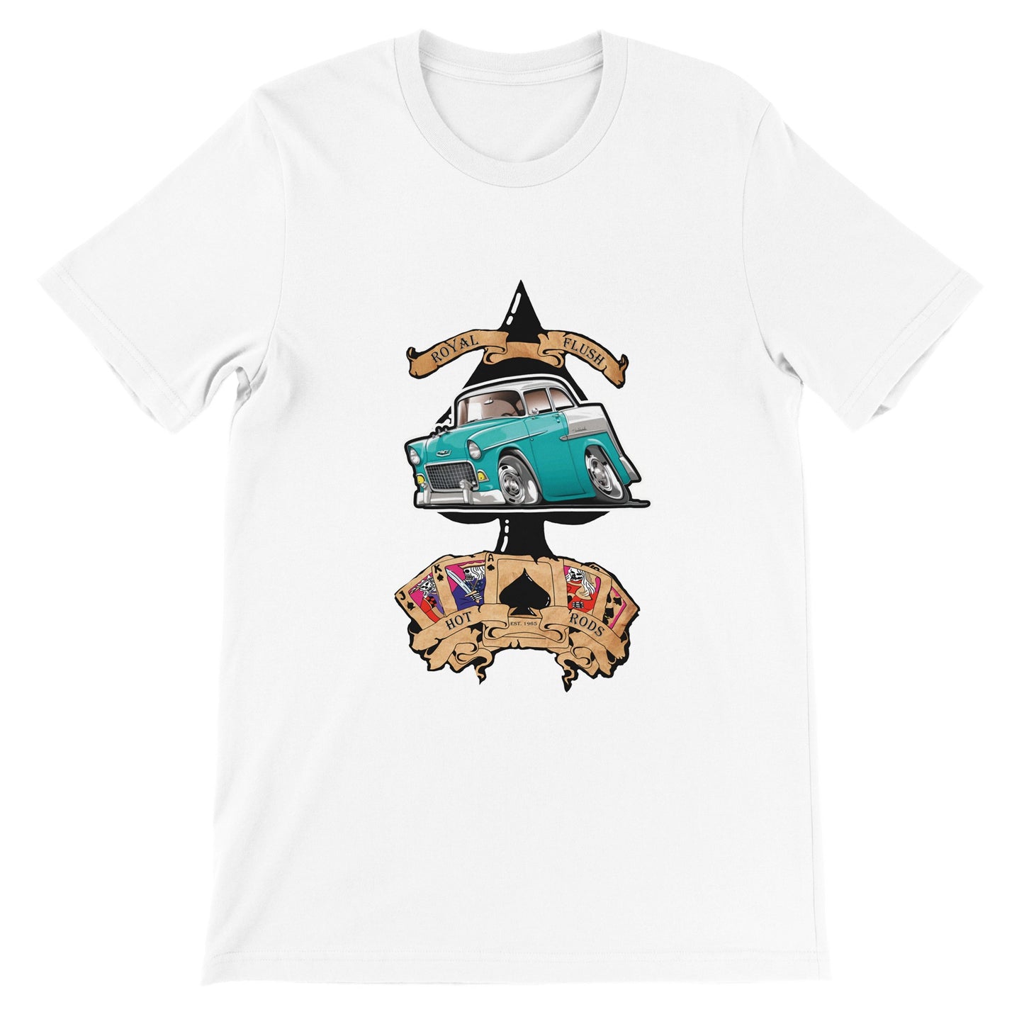 Ace of Spades: Light Blue '55 Chevy BelAir