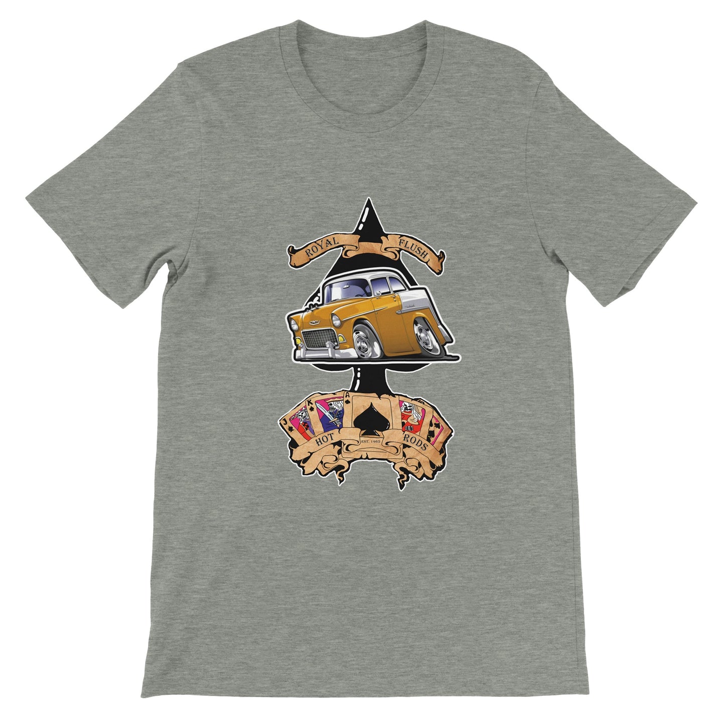 Ace of Spades: Orange '55 Chevy BelAir
