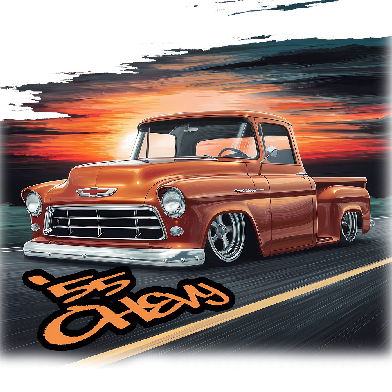 Classic '55 Chevy Pickup