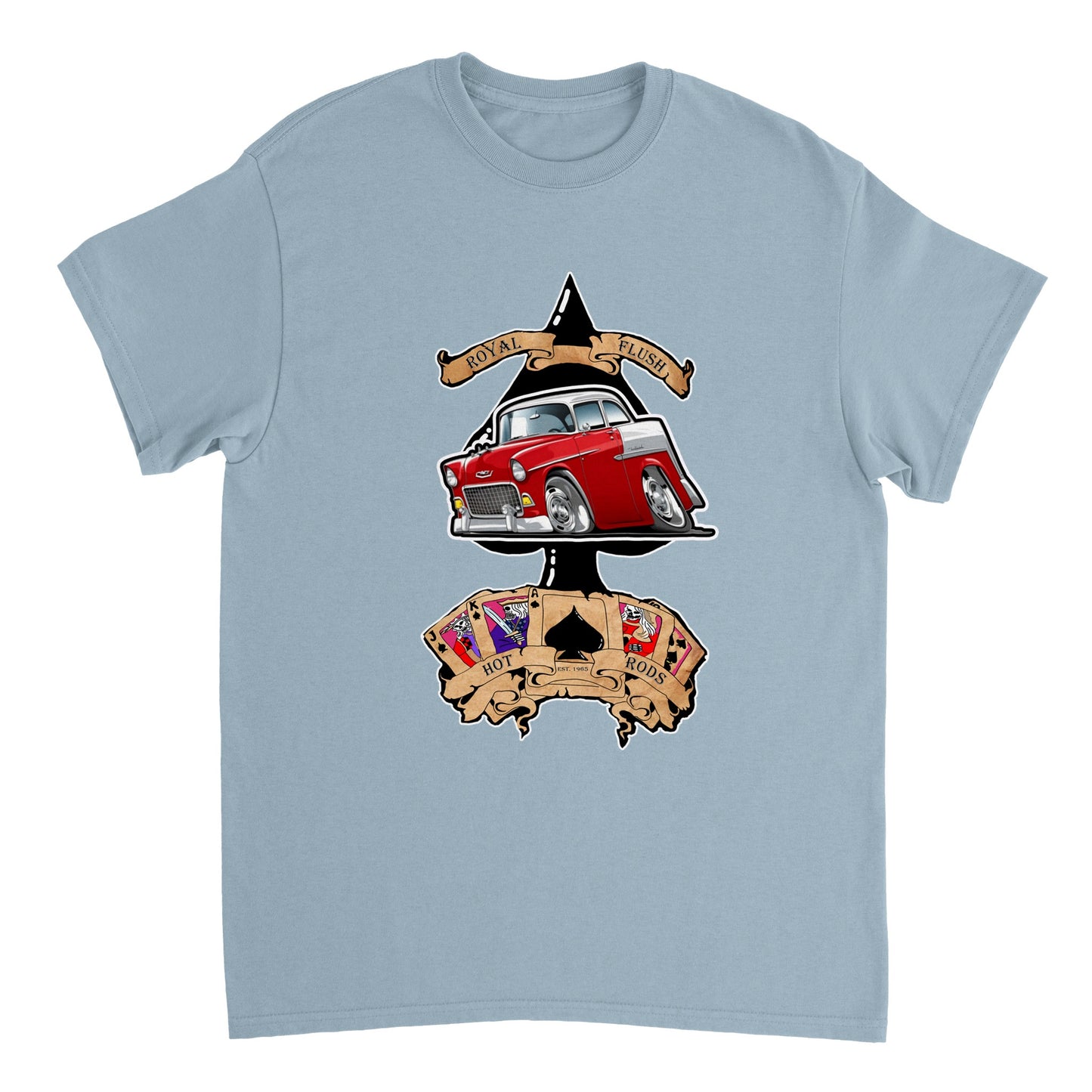 Ace of Spades: Red '55 Chevy BelAir