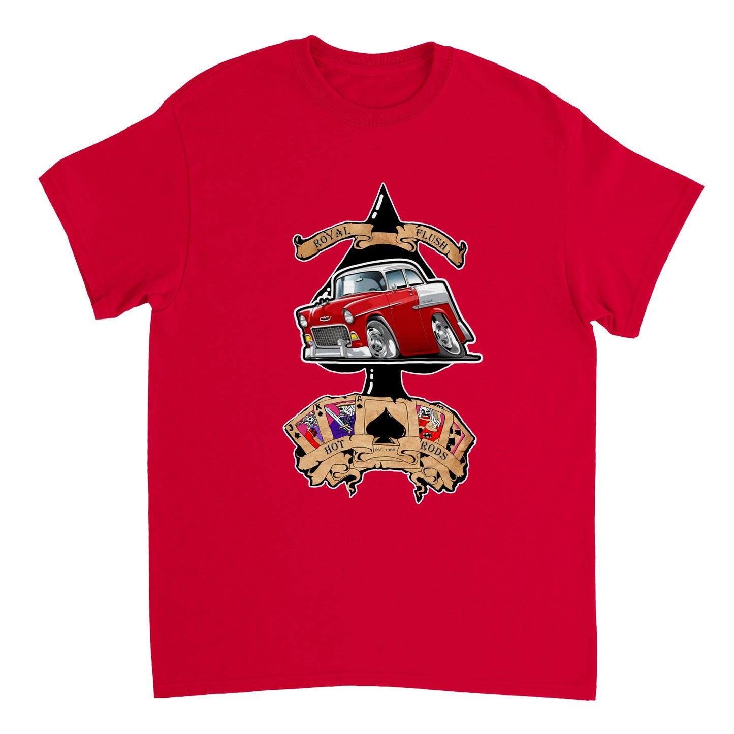 Ace of Spades: Red '55 Chevy BelAir