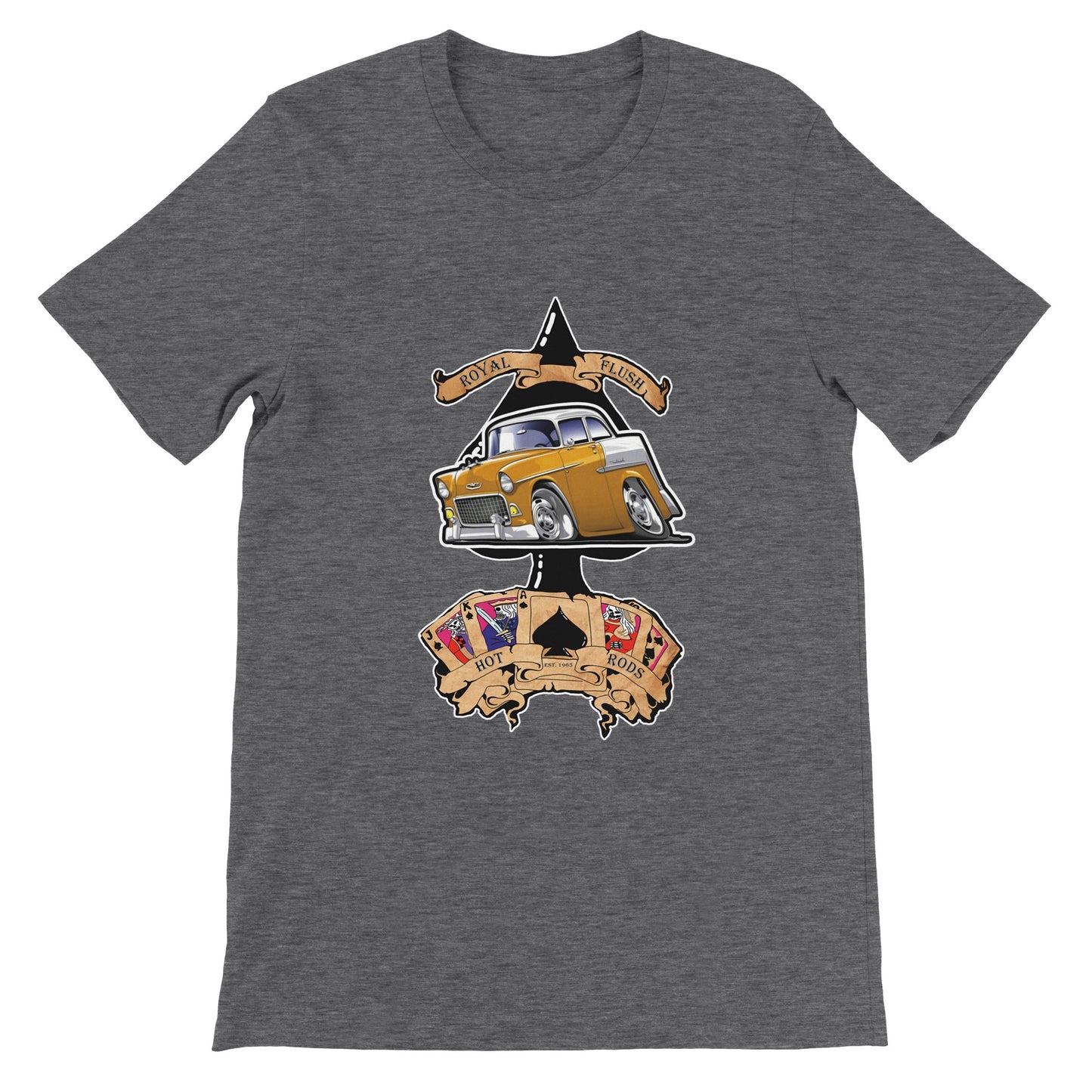 Ace of Spades: Orange '55 Chevy BelAir
