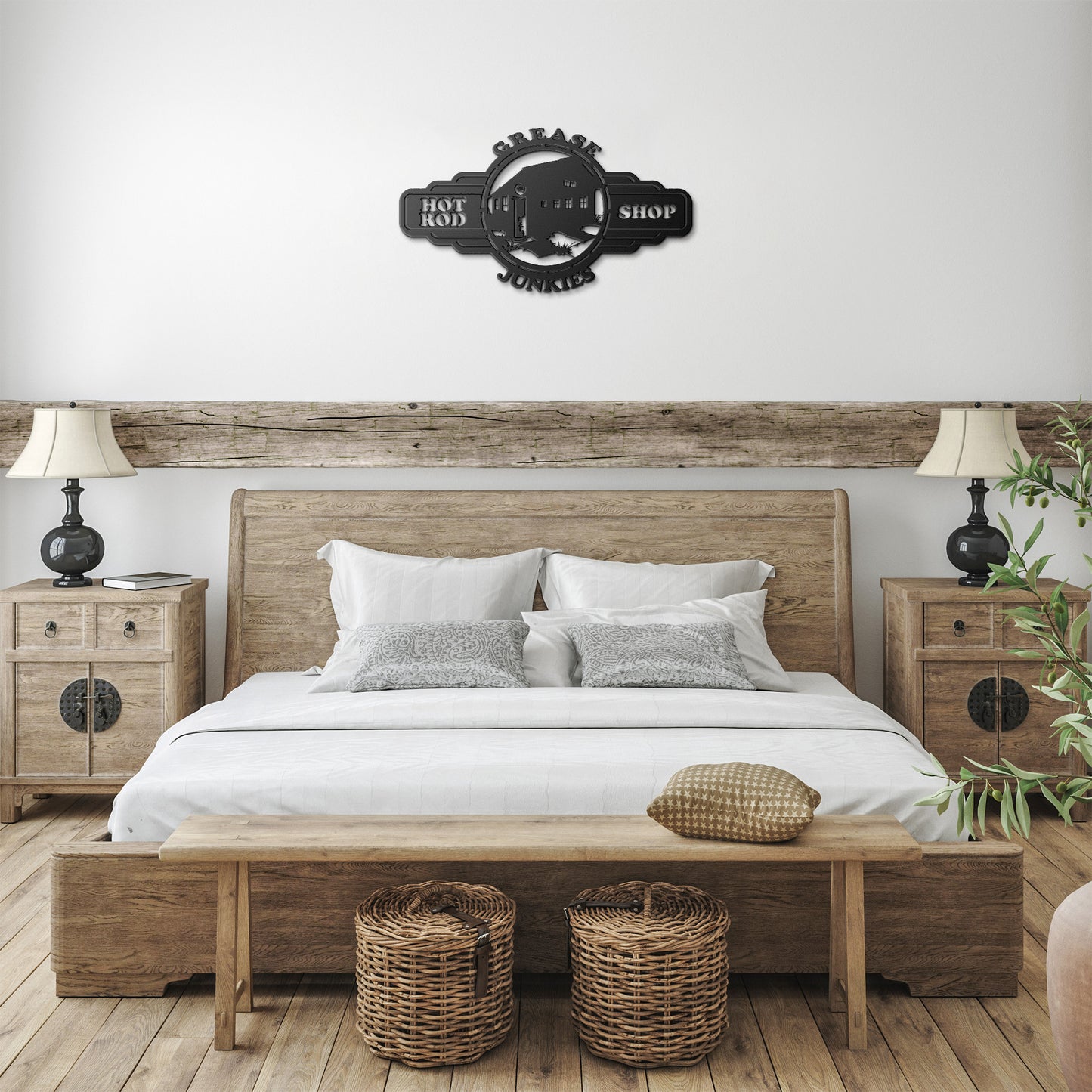 "Custom Metal Sign" - Personalized Hot Rod Shop