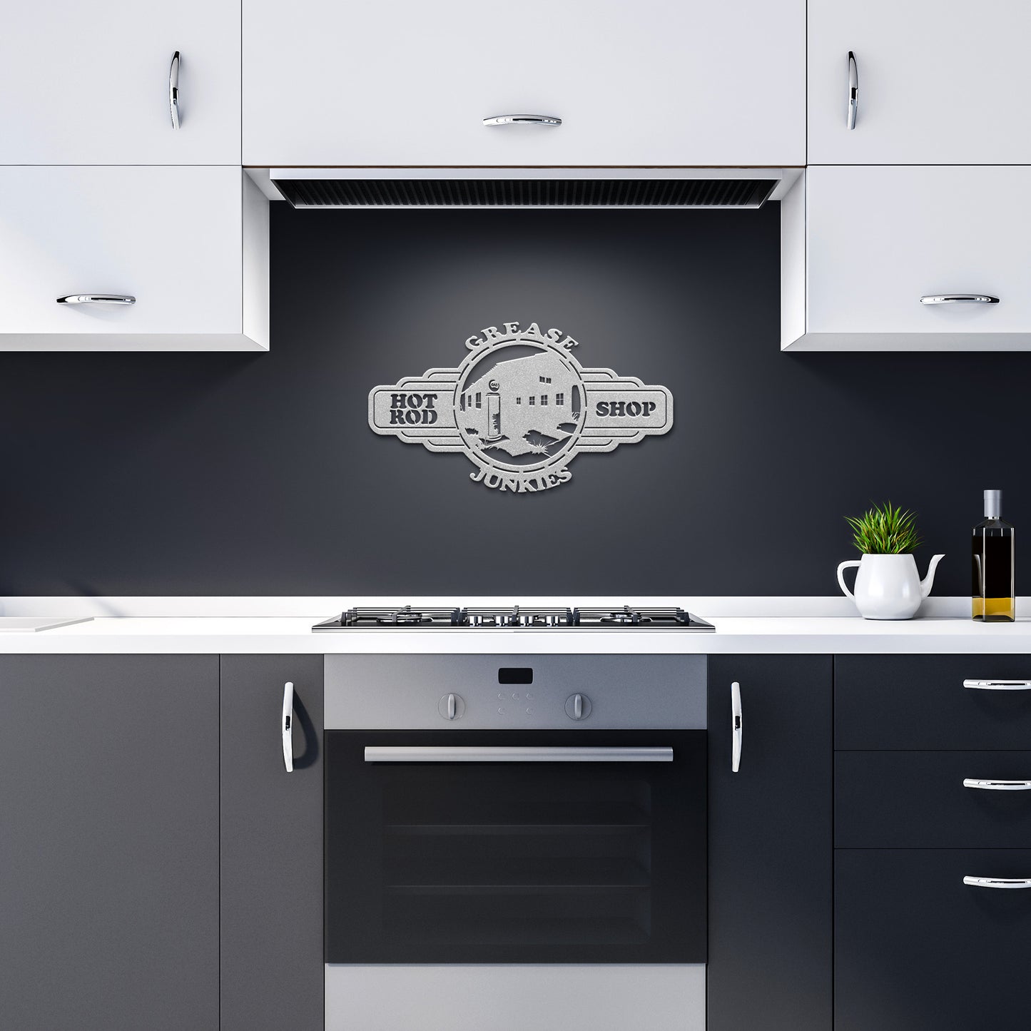 "Custom Metal Sign" - Personalized Hot Rod Shop