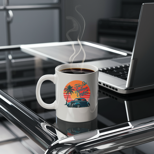 "Take a sip of Summer Comfort" - 11 oz. Ceramic mug