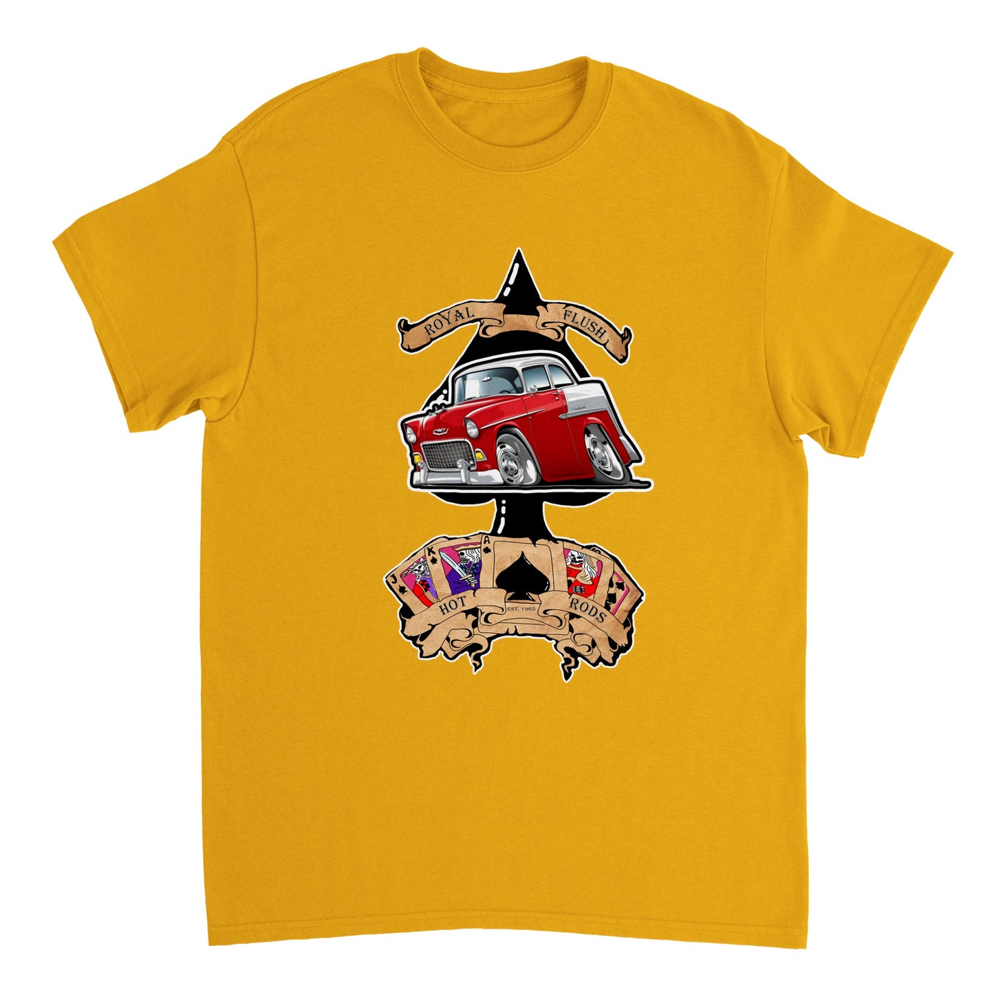 Ace of Spades: Red '55 Chevy BelAir