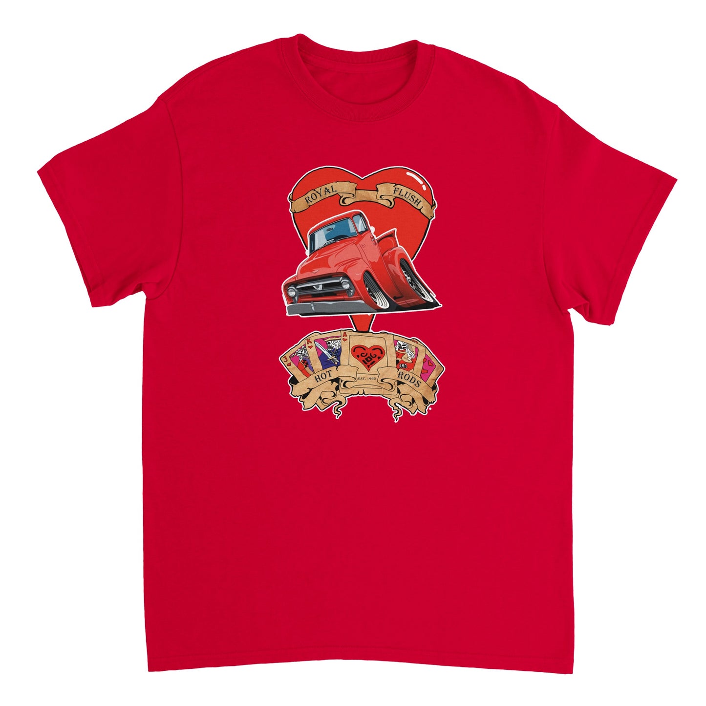 Ace of Hearts - Red '56 Ford F100 Pickup